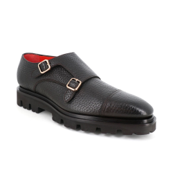 santoni chaussures à boucles levante boucle cdo Semelles: Gomme -Se...