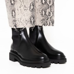 santoni boots & bottines Boots Erin chelsea Détails : Élastique -Dé...
