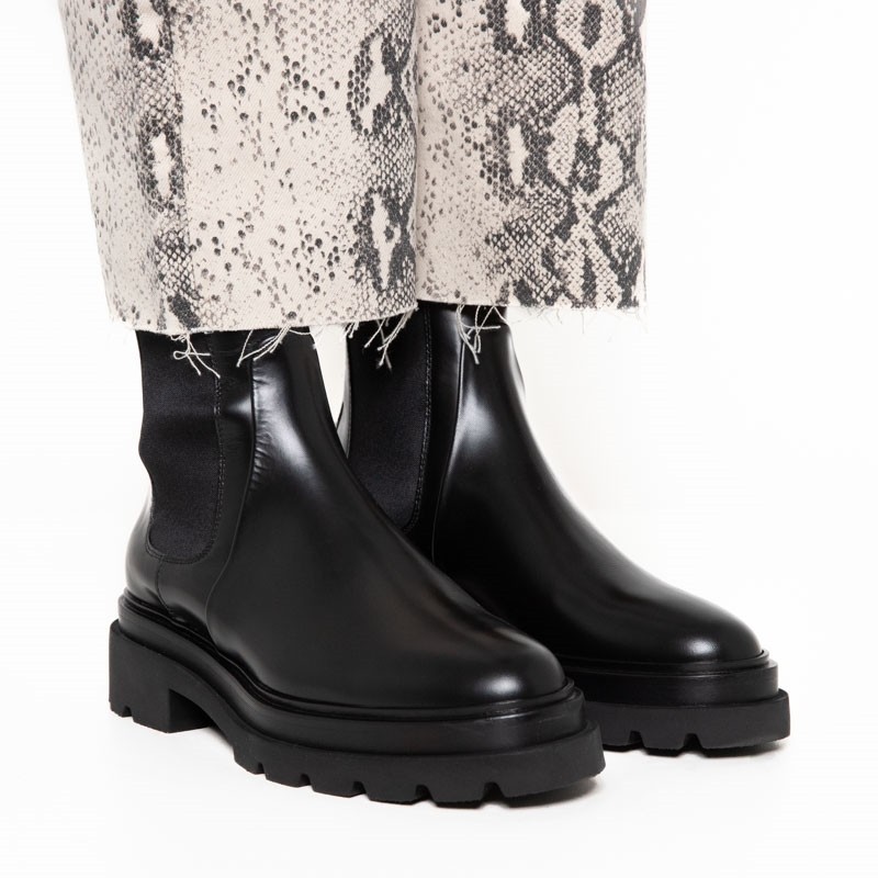 santoni boots & bottines Boots Erin chelsea Détails : Élastique -Dé...