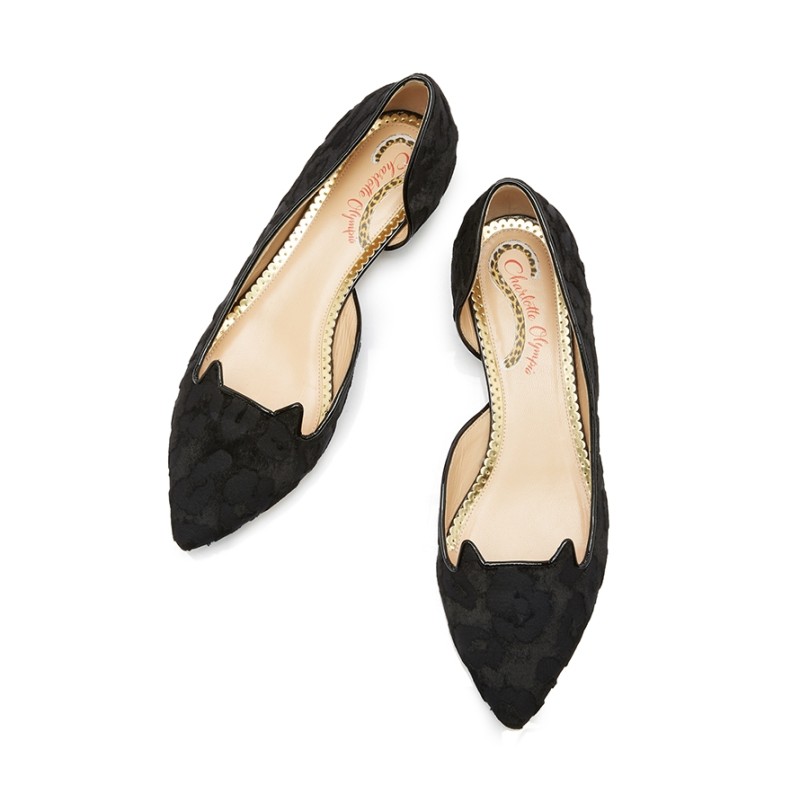 charlotte olympia mocassins et slip-on Slippers Détails : Motifs -D... charlotte olympia mocassins et slip-on Slippers Détails : Motifs -D...
