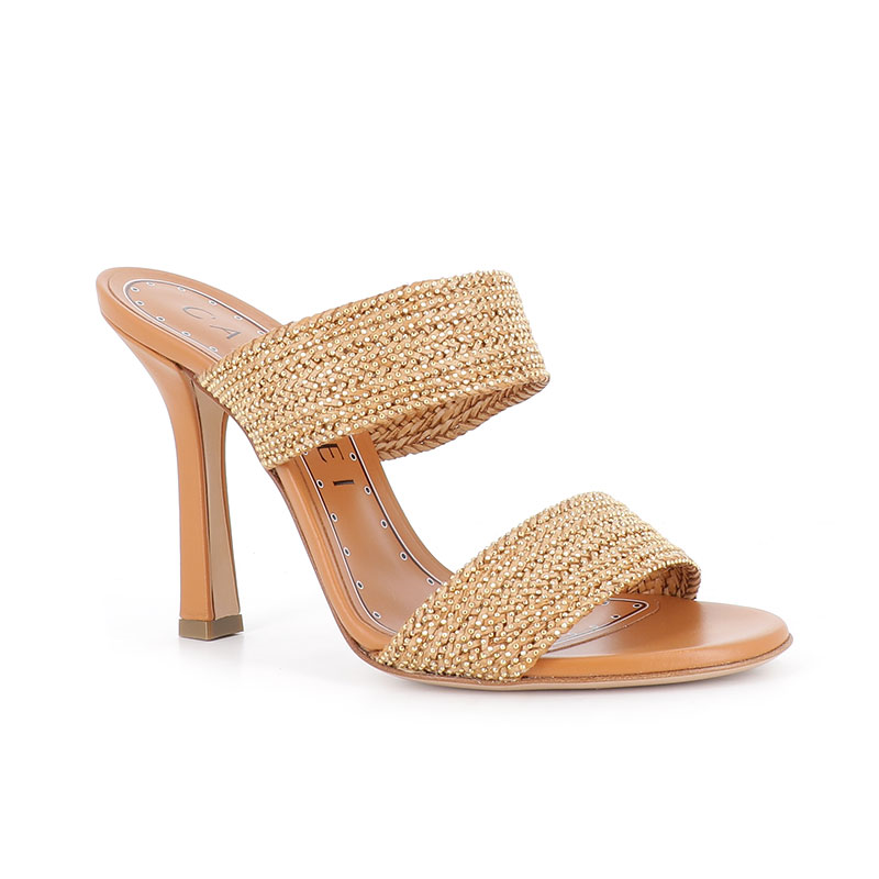 casadei sandales Mules T10 Détails : Mules -Détails : Tressées -Sem... casadei sandales Mules T10 Détails : Mules -Détails : Tressées -Sem...