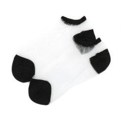 doré doré chaussettes Chaussettes pailletées Matières: Tissu -Matiè...