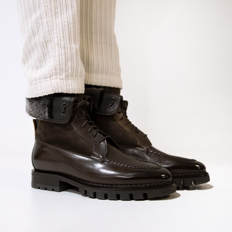 santoni boots et bottillons Bottillons fourrés Semelles: Gomme -Sem...