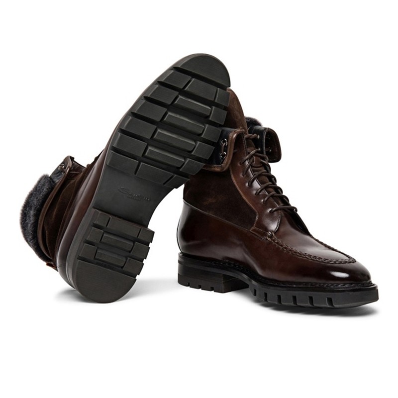 santoni boots et bottillons Bottillons fourrés Semelles: Gomme -Sem... santoni boots et bottillons Bottillons fourrés Semelles: Gomme -Sem...