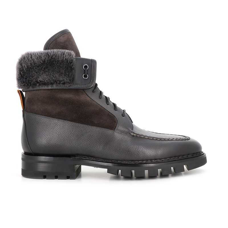 santoni boots et bottillons Bottillons fourrés Détails : Fourré -Se... santoni boots et bottillons Bottillons fourrés Détails : Fourré -Se...