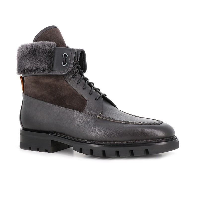 santoni boots et bottillons Bottillons fourrés Détails : Fourré -Se... santoni boots et bottillons Bottillons fourrés Détails : Fourré -Se...