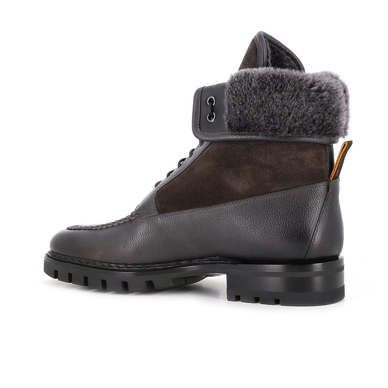 santoni boots et bottillons Bottillons fourrés Détails : Fourré -Se... santoni boots et bottillons Bottillons fourrés Détails : Fourré -Se...