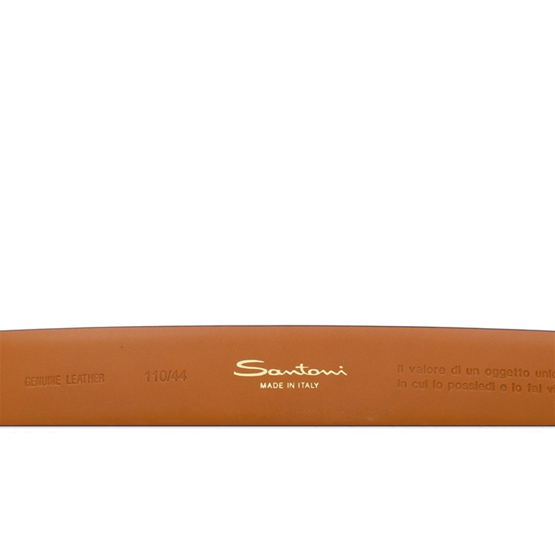 santoni ceintures Ceinture Réglable Matières: Cuir -Couleurs: Noi