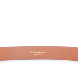 santoni ceintures Ceinture Réglable Matières: Cuir -Matières: Nubuc...