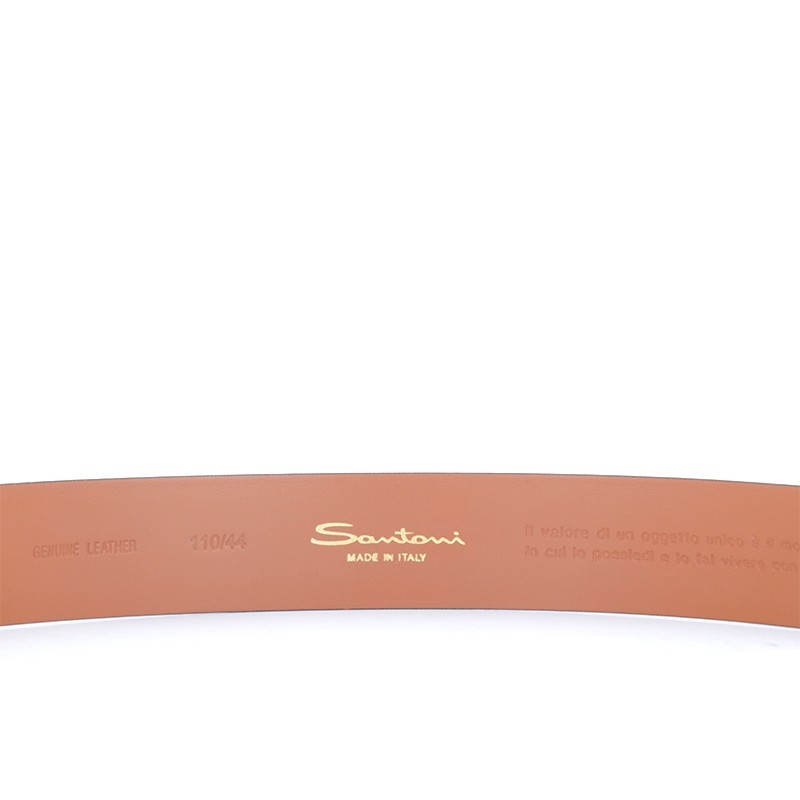 santoni ceintures Ceinture Réglable Matières: Cuir -Matières: Nubuc...