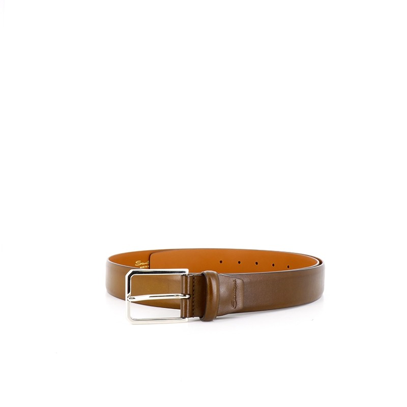 santoni ceintures Ceinture Réglable Matières: Cuir -Couleurs: Marro