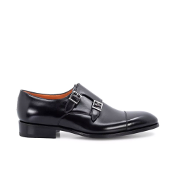 santoni chaussures à boucles Double-boucles carter Semelles: Cuir -...