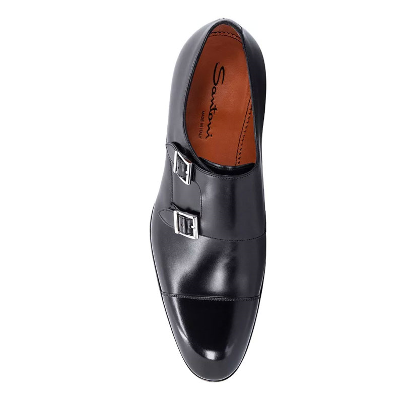 santoni chaussures à boucles Double-boucles carter Semelles: Cuir -... santoni chaussures à boucles Double-boucles carter Semelles: Cuir -...