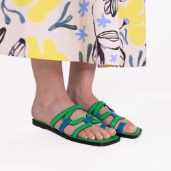 pierre hardy sandales Mules Plate Kalis Détails : Mules -Semelles: ...