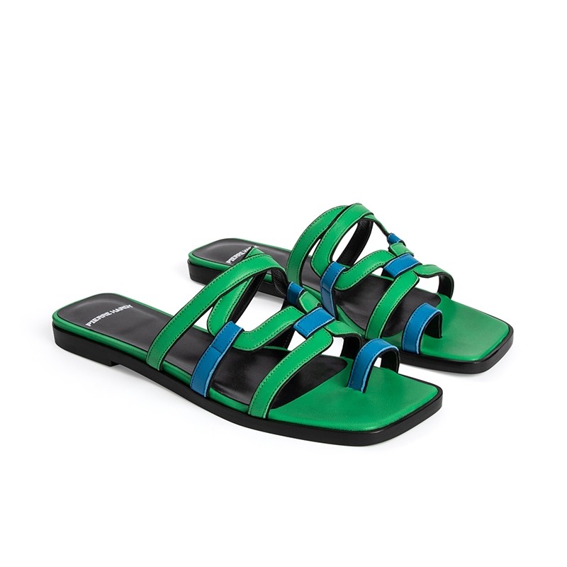 pierre hardy sandales Mules Plate Kalis Détails : Mules -Semelles: ...