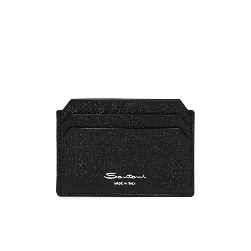 santoni porte-cartes Porte-Cartes Matières: Cuir -Couleurs: Noi