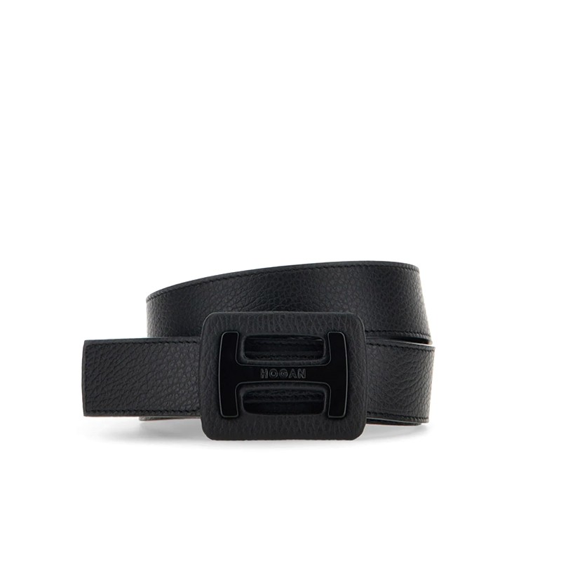 hogan ceintures Ceinture Matières: Cuir grainé -Couleurs: Noi