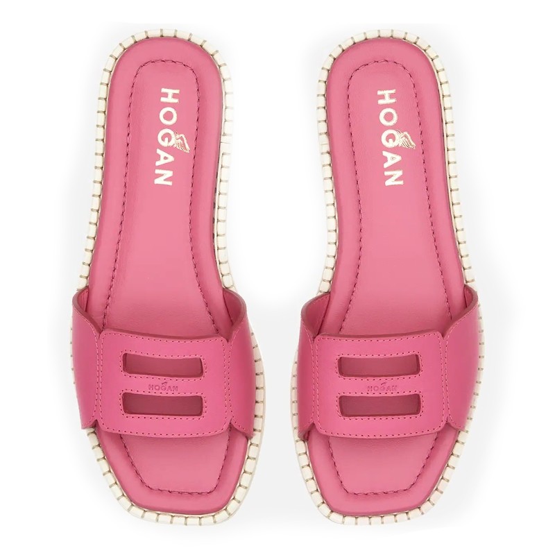 hogan sandales Sandales Slide H638 Détails : Mules -Semelles: Gomme... hogan sandales Sandales Slide H638 Détails : Mules -Semelles: Gomme...