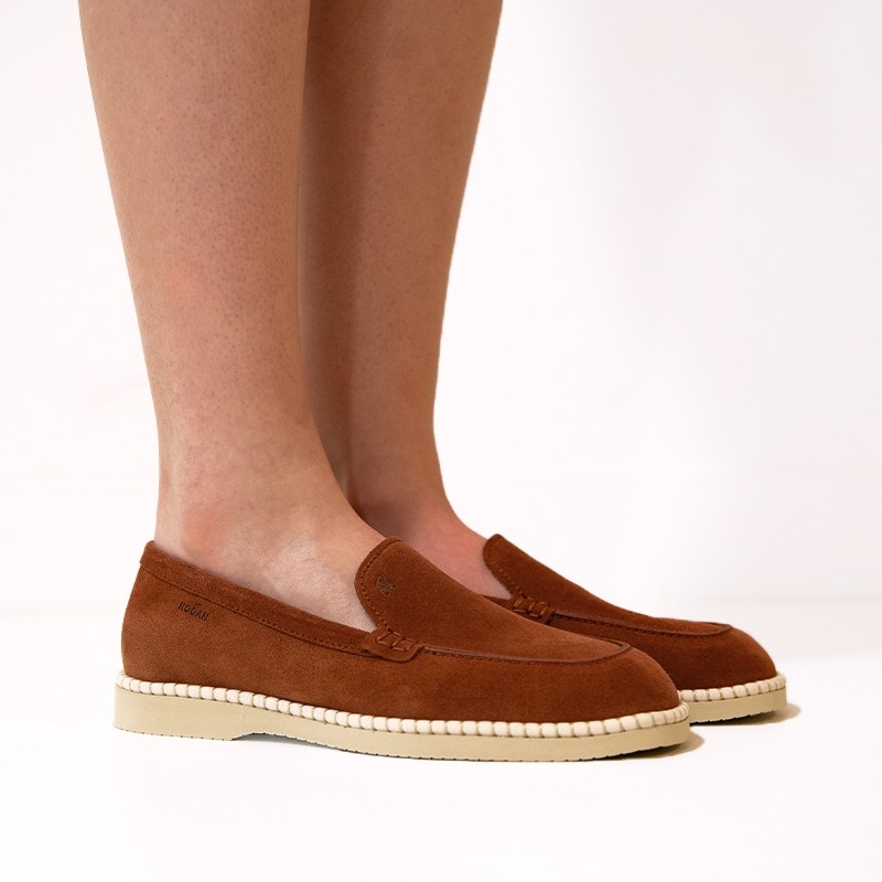 hogan mocassins et slip-on Mocassins H642 Détails : Liège / Corde -...