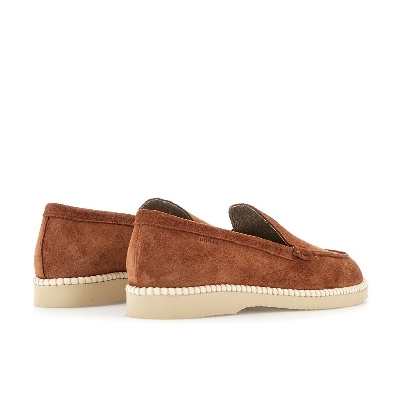 hogan mocassins et slip-on Mocassins H642 Détails : Liège / Corde -...