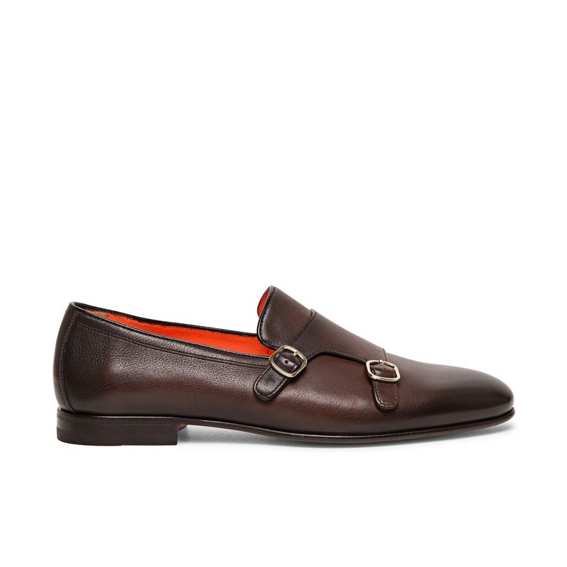 santoni chaussures à boucles Double-Boucles carlos lisse Semelles: ...