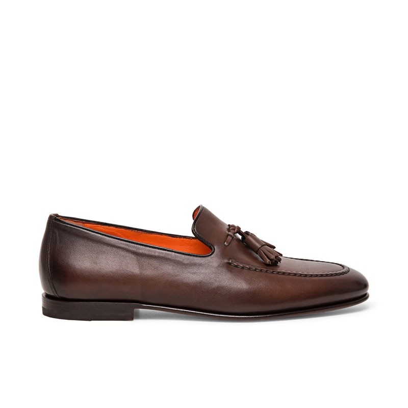 santoni mocassins et slip-on mocassins carlos gland Semelles: Cuir ...