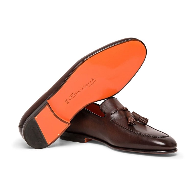 santoni mocassins et slip-on mocassins carlos gland Semelles: Cuir ... santoni mocassins et slip-on mocassins carlos gland Semelles: Cuir ...
