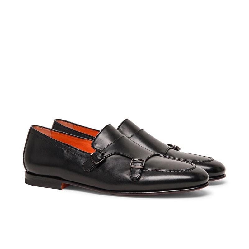 santoni chaussures à boucles Double-Boucles carlos plato Semelles: ...