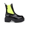 MSGM F BOOT COMMANDO - CUIR - NO