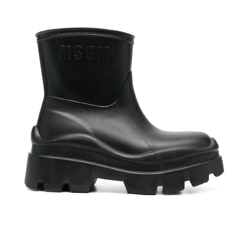 msgm boots & bottines Boots Rain Détails : Oversize -Matières: PVC ...