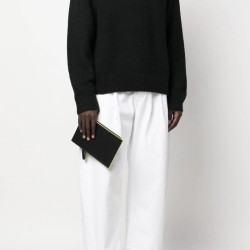 msgm sacs pochettes Pochette pouch Matières: Cuir -Couleurs: Noi