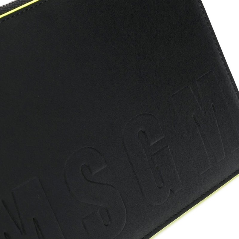 msgm sacs pochettes Pochette pouch Matières: Cuir -Couleurs: Noi