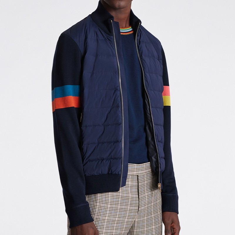 paul smith manteaux & vestes Veste Hybrid Détails : Motifs -Matière...