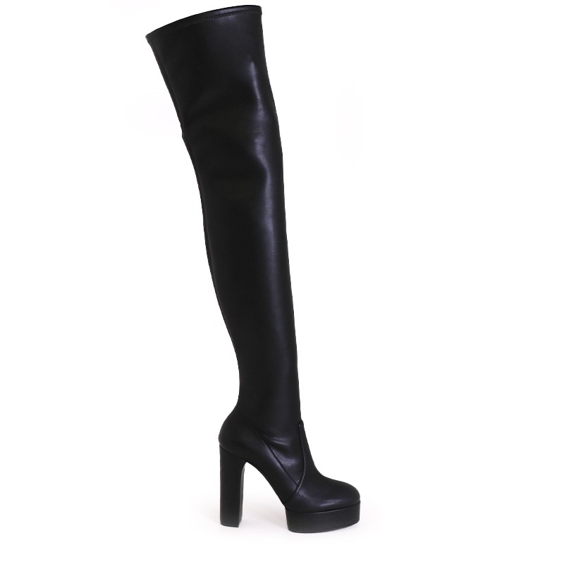 casadei bottes et cuissardes Cuissardes Détails : Oversize -Semelle...