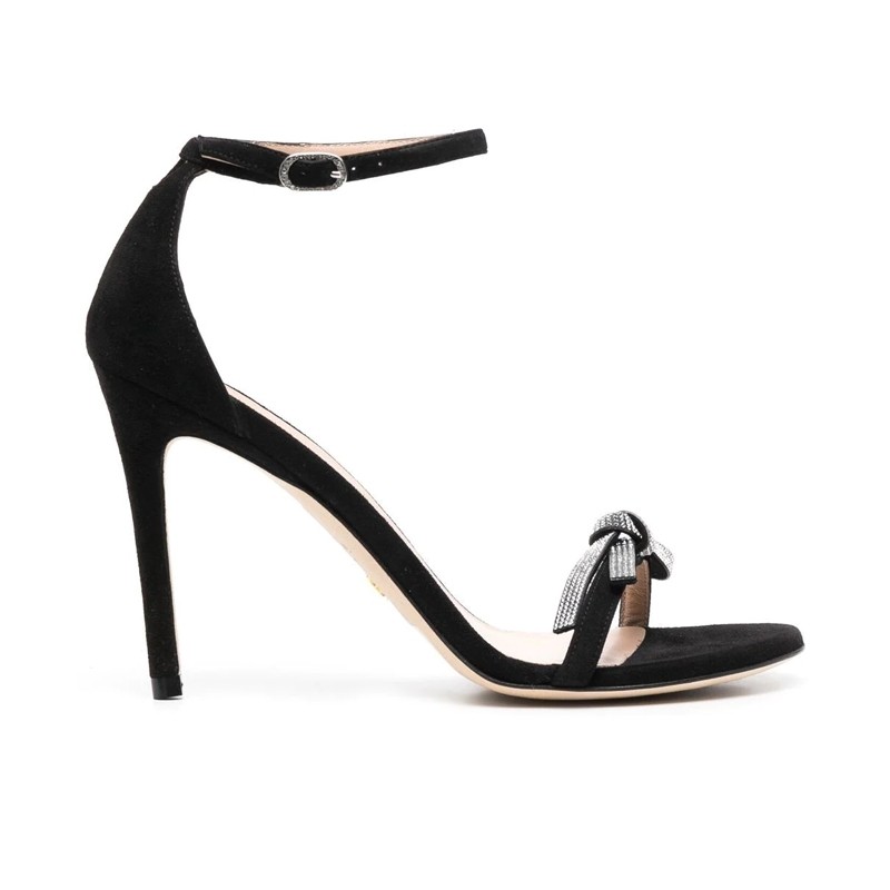 stuart weitzman sandales Sandales Nudist Bow T10 Détails : Bijoux -...