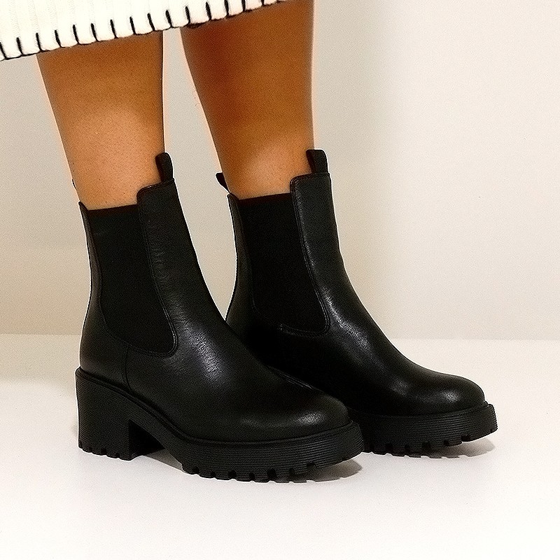 hogan boots & bottines Boots Chelsea H649 Détails : Oversize -Semel...