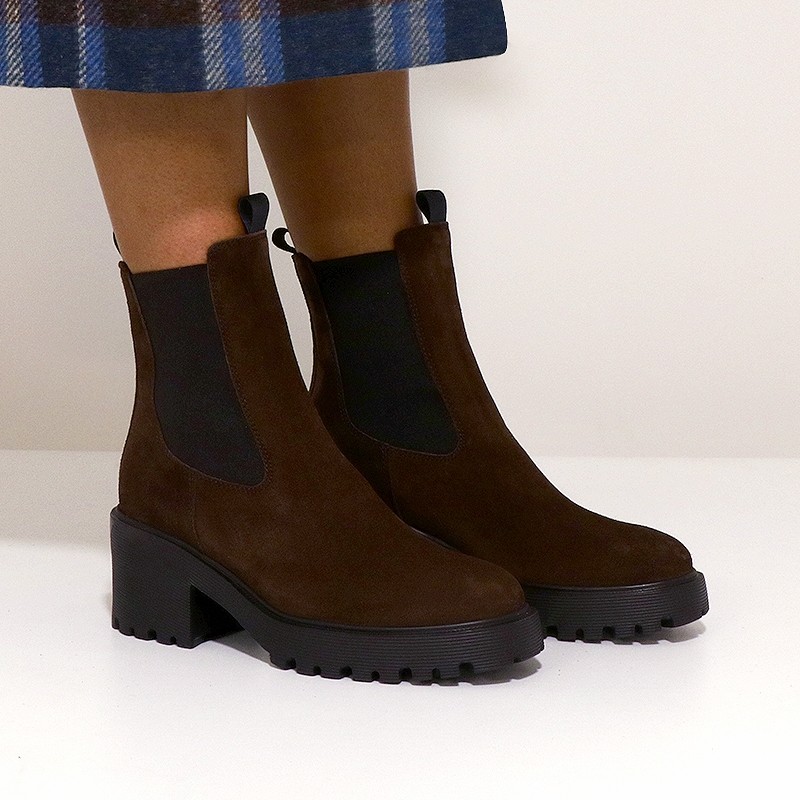 hogan boots & bottines Boots Chelsea H649 Détails : Élastique -Seme...