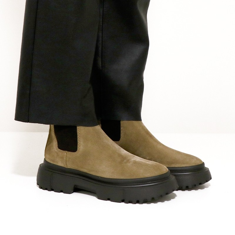 hogan boots & bottines Boots Chelsea Détails : Élastique -Semelles:...