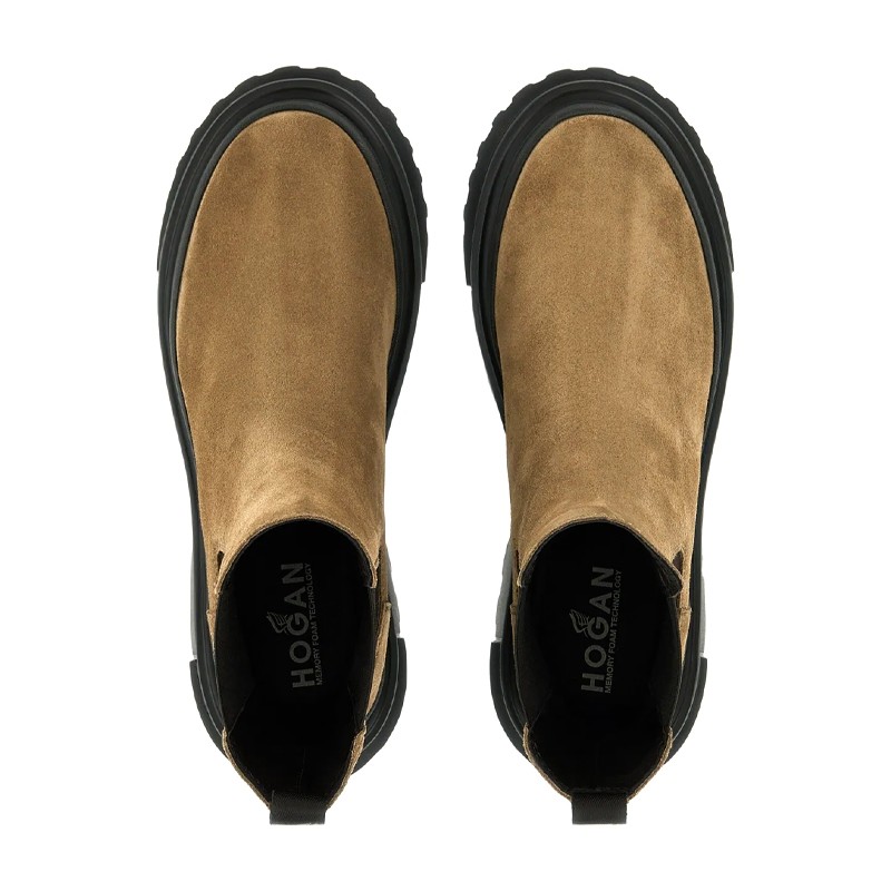 hogan boots & bottines Boots Chelsea Détails : Élastique -Semelles:...