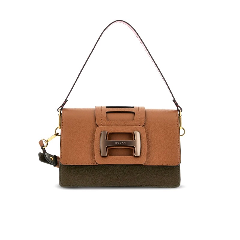 hogan sacs à main Sac Tracolla Matières: Cuir -Couleurs: Marron -Co...