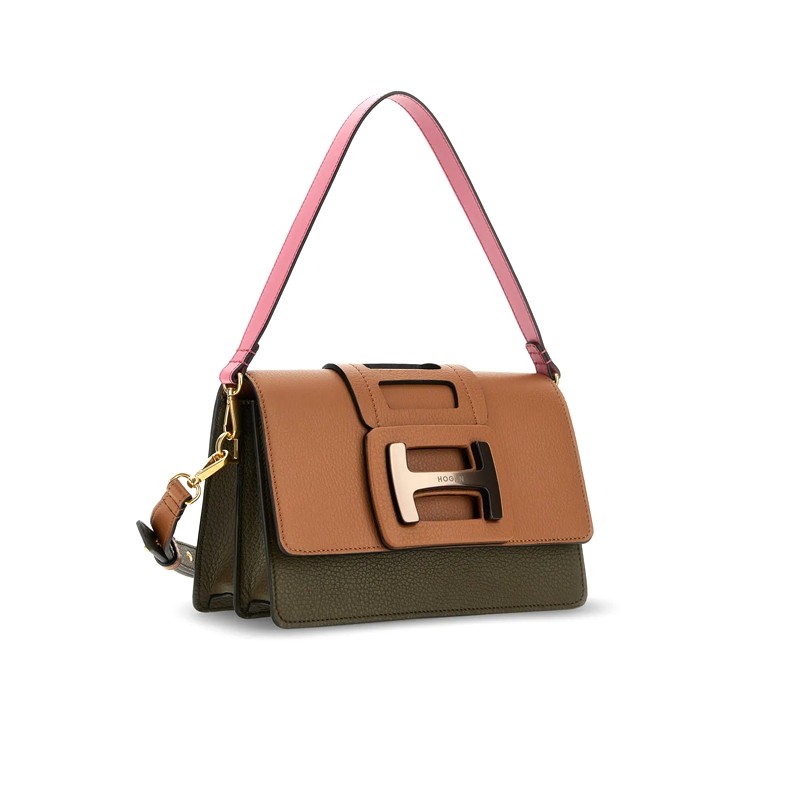 hogan sacs à main Sac Tracolla Matières: Cuir -Couleurs: Marron -Co...