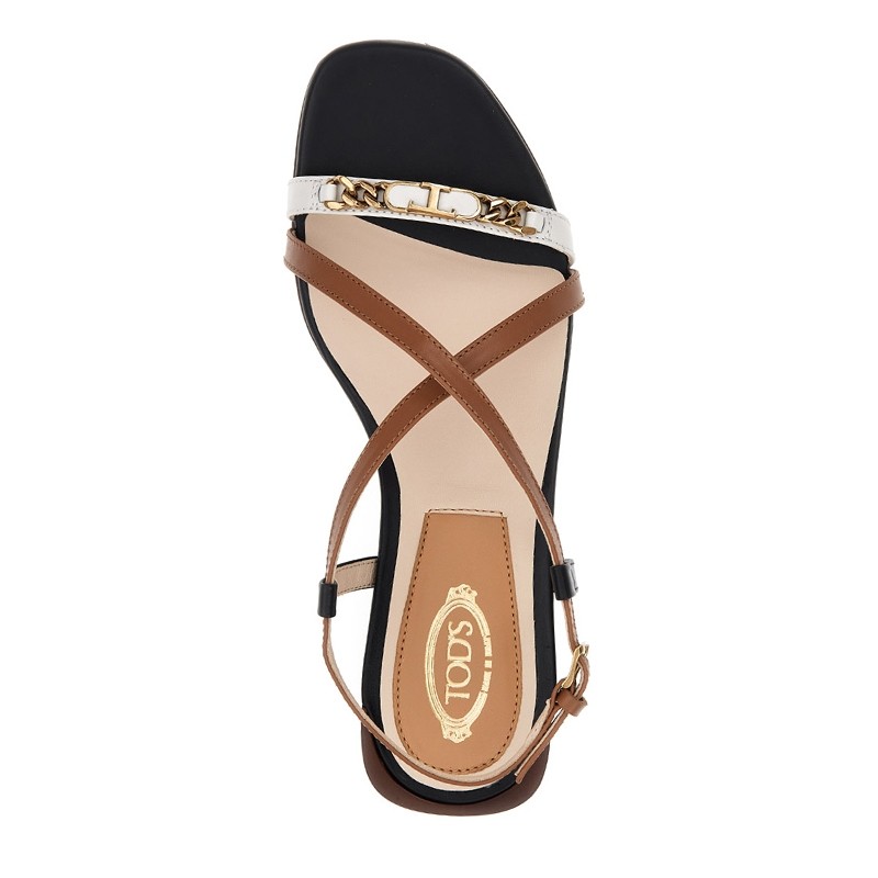 tod's sandales Sandales Chai Détails : Bijoux -Semelles: Cuir -Talo...