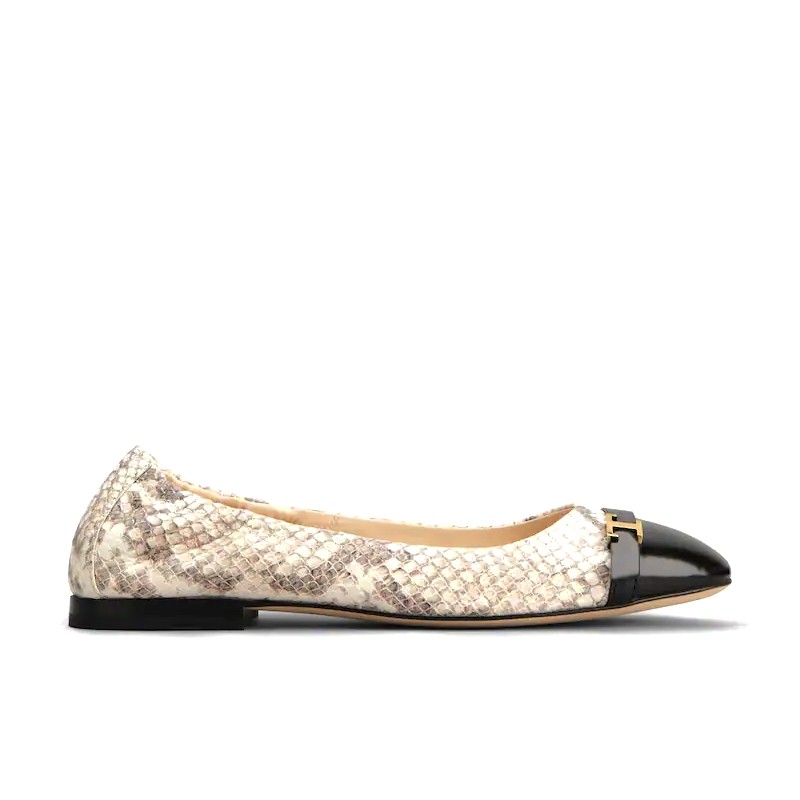 tod's ballerines Ballerines T Détails : Imprimé animal  -Semelles: ...