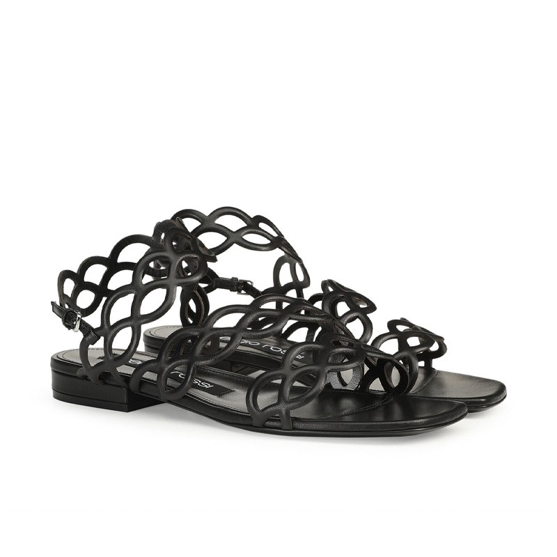 sergio rossi sandales Sandales Mermaid Détails : Motifs -Semelles: ...