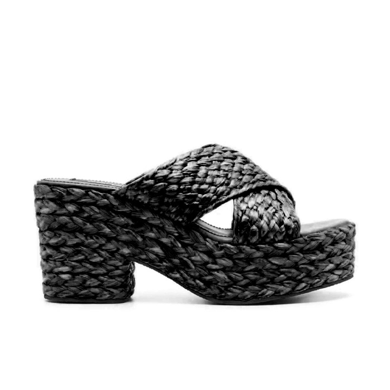 sergio rossi sandales Compensés Sabot Détails : Mules -Détails : Tr...