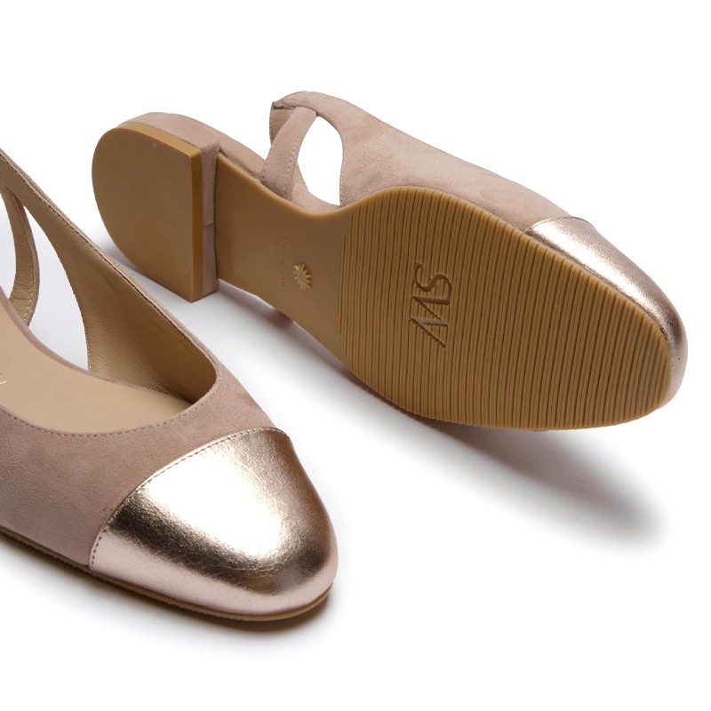 stuart weitzman ballerines Ballerines Sleek Semelles: Gomme -Talons...