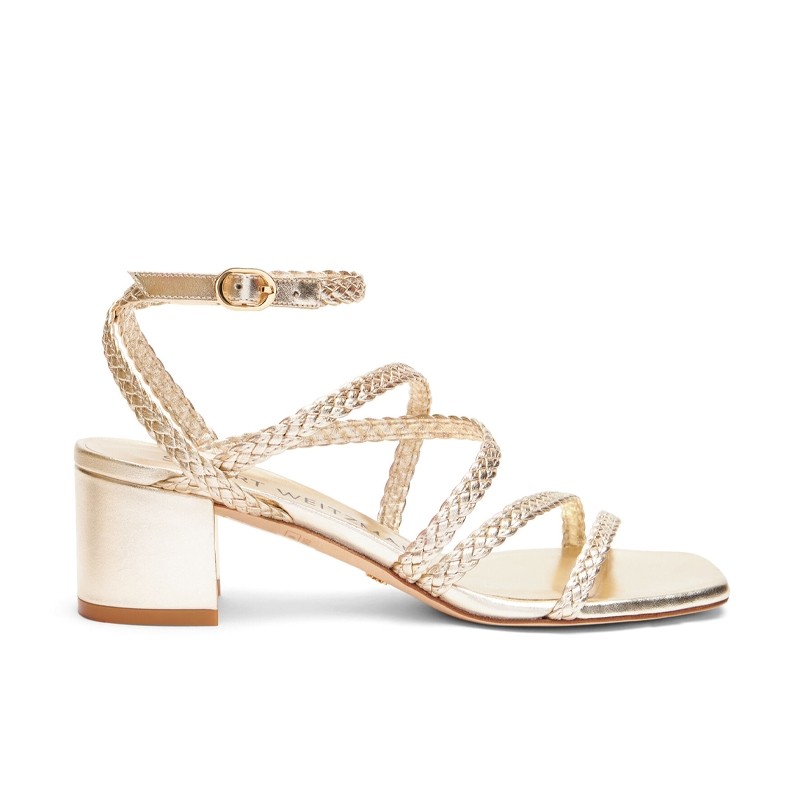 stuart weitzman sandales Sandales Wovette Détails : Tressées -Semel...