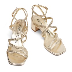 stuart weitzman sandales Sandales Wovette Détails : Tressées -Semel...