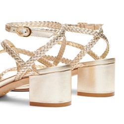 stuart weitzman sandales Sandales Wovette Détails : Tressées -Semel...