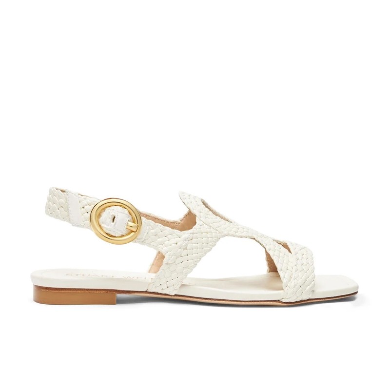 stuart weitzman sandales Sandales Wovette Détails : Tressées -Semel...